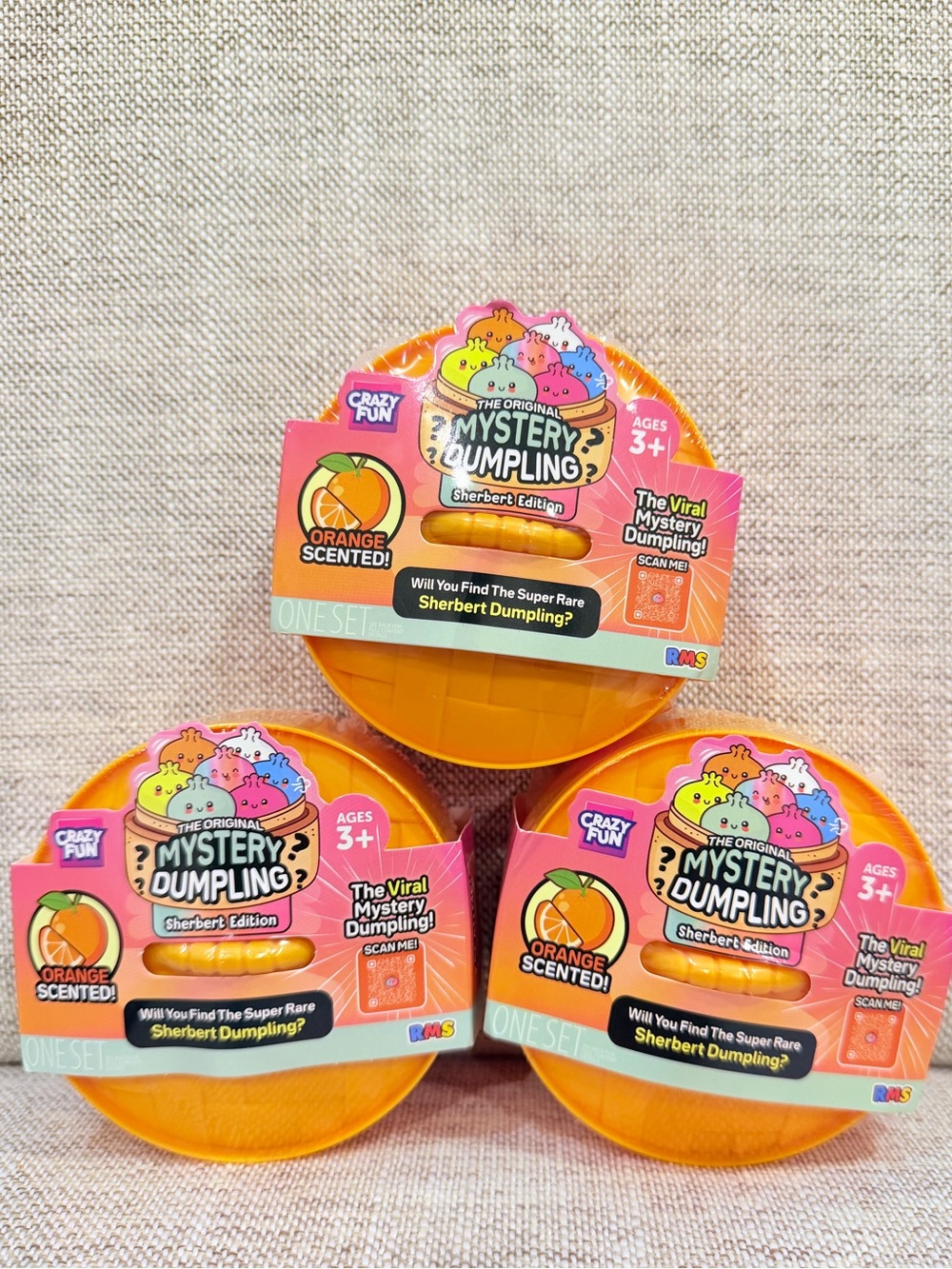 RMS NEW Mystery Dumpling Sherbert Edition 3x